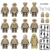 M8019 M8019-1 M8085 M8084 Special Police of Counter-Terrorism Force Minifigures