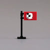 Flags of China, America, Germany and France