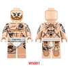 WS001-006 Classic presbyopia gangster tattoo Minifigures