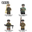 N629-632 Military Series Soldier Minifigures