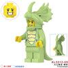 KL3310 KL3311 KL3312 KL3313 KL3314 KL3315 KL3316 Triceratops dinosaur Minifigures