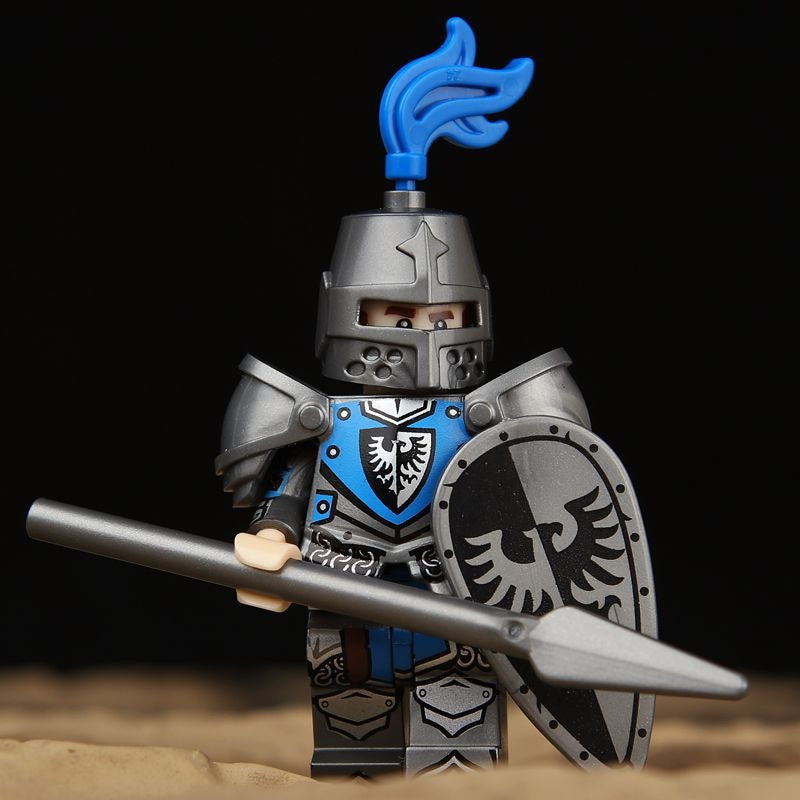 特撮 at-knight2014 VP114 Medieval Lion King Castle Series Black Hawk Knight