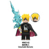 WM3141-WM3142 Naruto Uchiha Sasuke Uzumaki Boruto Minifigures