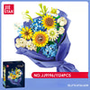 1124pcs JIESTAR JJ9196 Sunflower Bouquet