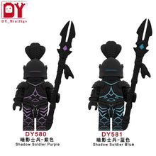 DY580-DY581 Shadow Soldier Purple Blue minifigures