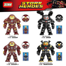 X1157-1160 Superhero Series Avengers Mecha Big Minifigures