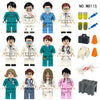 M8001 M8039 M8074 M8115 Professional Doctor Minifigures