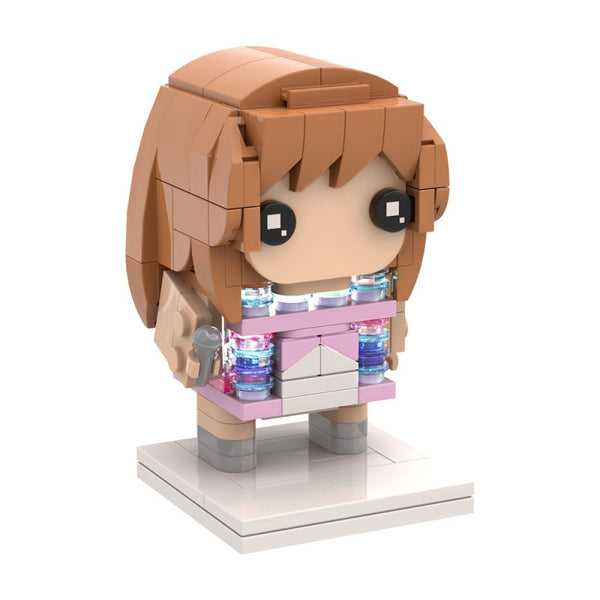 (Gobricks version) 189pcs MOC Taylor Swift Blockhead Style 1 – Joy Bricks