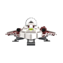 (Gobricks version) 254pcs MOC khatmorg's Obi-Wan's Delta-7 Aethersprite-Class Interceptor