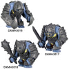 DXMH0316-DXMH0318 Castle Series: Armored Troll Minifigures