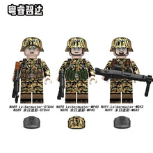 N689-691 World War II Doomsday Camouflage Soldiers Minifigures