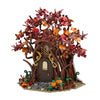(Gobricks version) 421pcs MOC Woodland Elf House in Autumn