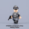 MTZ031-034 World War II Soldiers' Gendarme Minifigures