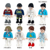 M8001 M8039 M8074 M8115 Professional Doctor Minifigures