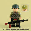 MTZ063-MTZ066 World War II Military Anti-Japanese War Soldier Infantry minifigures