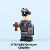 MTUV058-062 World War II Chaplain soldier Minifigures