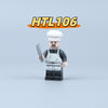 HTL105-109 World War II Cooking Team Minifigures