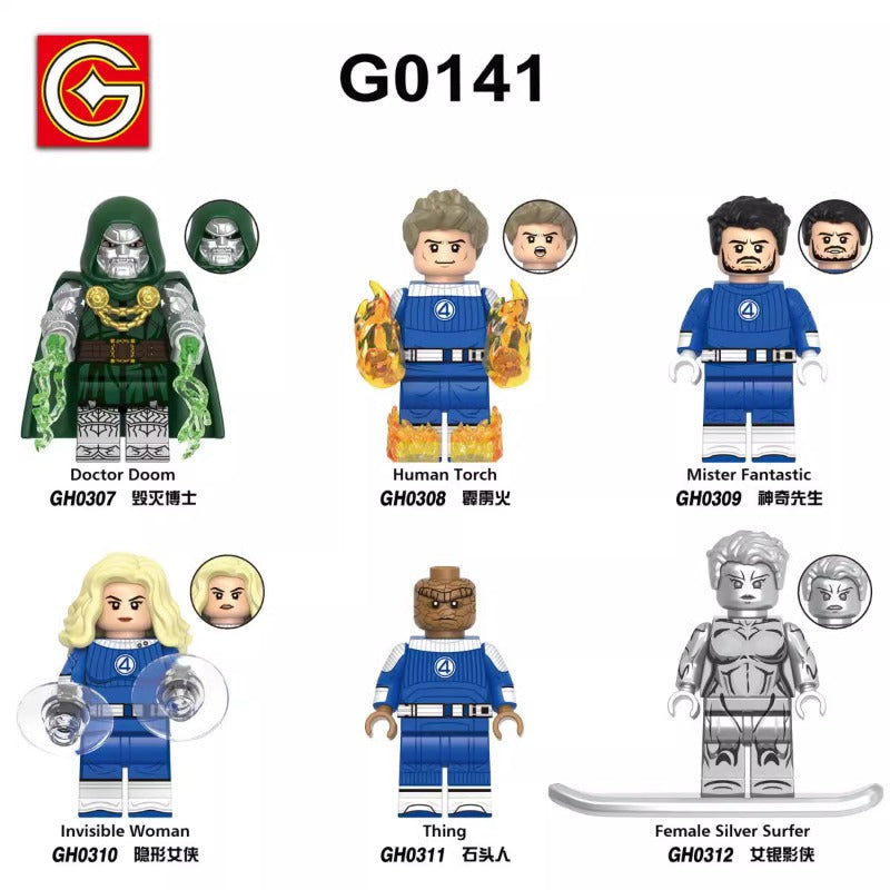 G0141 Marvel Fantastic Four Series Minifigures – Joy Bricks