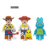 PG498-500 Draw Fun Series Woody Jessie Ducky Minifigures