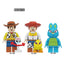 PG498-500 Draw Fun Series Woody Jessie Ducky Minifigures