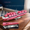 1446pcs JIESTAR  JJ9217 Pink freighter - one container ship