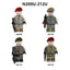 N209U-212U Modern U.S. Military Camouflage Minifigures