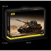1821PCS 12GO WWII German Jagdtiger Tank Destroyer 1:28