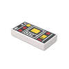 PARTS 3069 1x2 Smooth Printed Dashboard with Speedometer 5PCS