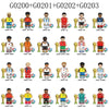 G0202 G0203 Soccer superstar Minifigures(new, updating)