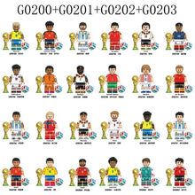 G0202 G0203 Soccer superstar Minifigures(new, updating)