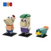 (Gobricks version) 307pcs MOC-212231 Phineas & Ferb, & Perry the Platypus