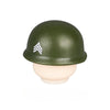 WWII US Army Officer Soldier Minifigure Helmet Weapon 5PCS