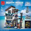 813pcs XMORK 20201 Beach House 3IN1 (Equipped with lighting)