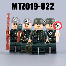 MTZ019-022 World War II military police soldier Minifigures