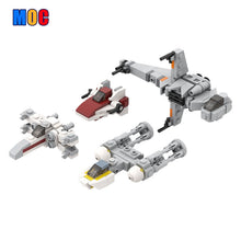 224pcs MOC-32286 Micro Rebel Starfighters (Original Trilogy)