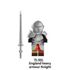 YL011-012 medieval militia soldiers Minifigures