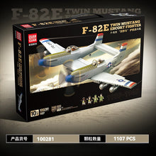 1107pcs QUANGUAN 100281 F-82E TWIN MUSTANG ESCORT FIGHTER