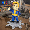 (Gobricks version) 626PCS MOC-179833 FALLOUT: Vault Boy posable desktop figurine with stand!