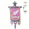 PJD90-105 medieval legion accessories flags Minifigures