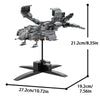 (Gobricks version) 585pcs MOC-128311 Micro Aliens Series PART I : UD-4L Dropship Landing Type