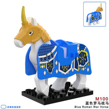 M100-M106 Medieval series War Horse Mount Minifigures