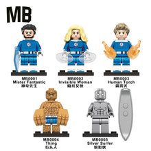 MB0001-MB0005 Fantastic Four Series Minifigures