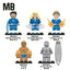 MB0001-MB0005 Fantastic Four Series Minifigures
