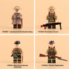 MTZ039-MTZ042 British machine-gunner cavalryman, World War I Minifigures