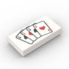 PARTS 3069  1x2 Playing Card Print Part 5PCS