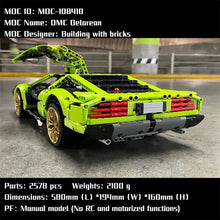 2578pcs MOC-104810 DMC Delorean