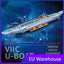 (Ship from European warehouse) 6172PCS 628011 Germany U-Boat Type VIIC Submarine