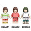 RX6601-RX6603 Spirited Away series Minifigures