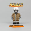 HTL047-048 World War II winter sheepskin coat soldiers Minifigures