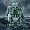 (Gobricks version) 513PCS MOC-180922 MS 06 Zaku